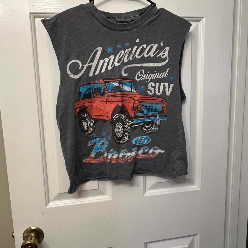 America's Original SUV Women’s Shirt - Gray and Red